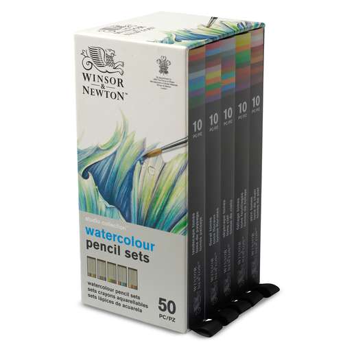 WINSOR & NEWTON™ | Studio Collection Watercolour pencil set — 50 pencils 