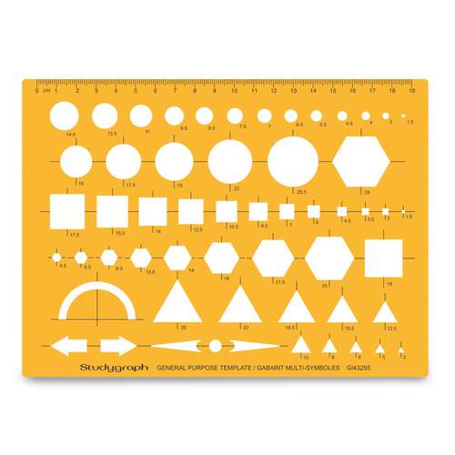 Graph'it | Studygraph sjabloon GI43255 — multi-symbolen & doorsnedes 