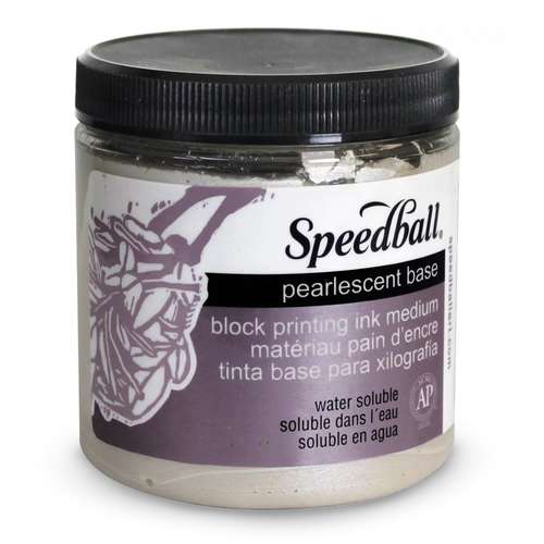Speedball® | Water-Soluble Pearlescent Base — voor  Water-Soluble Block Printing Ink 