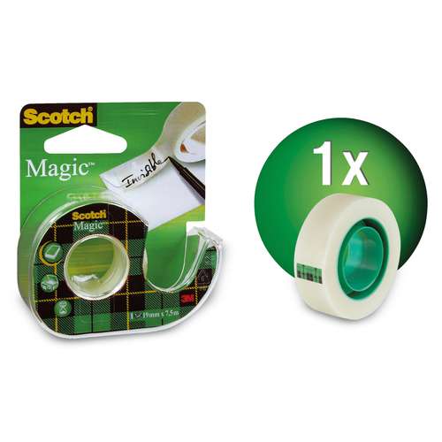 Scotch™ | Magic Invisible Tape Roll & Dispenser —  + 1 free roll 