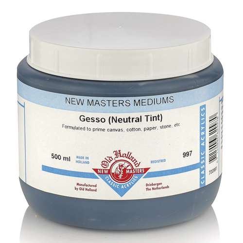 Old Holland | NEW MASTERS Gesso — neurtral tint 