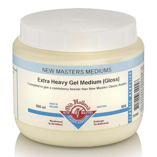 Old Holland | NEW MASTERS Extra Heavy Gel Medium ○ gloss — voor acrylverf 
