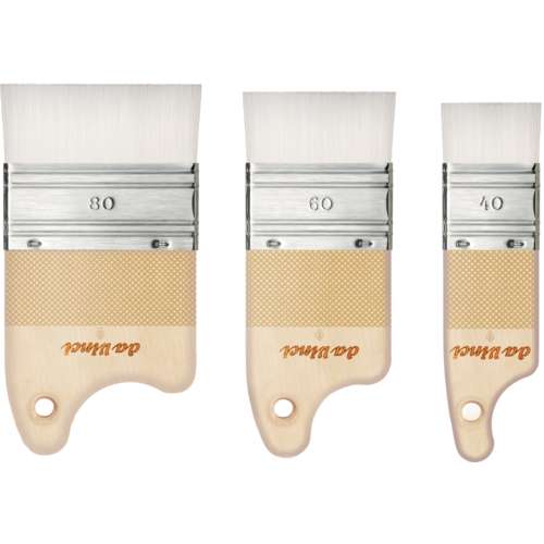 da Vinci | IMPASTO 5027 paddle ○ plat & breed — synthetisch haar 