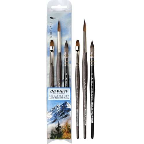 Coffret de pinceaux série 11753 da Vinci Signature par Anna Zadorozhnaya 