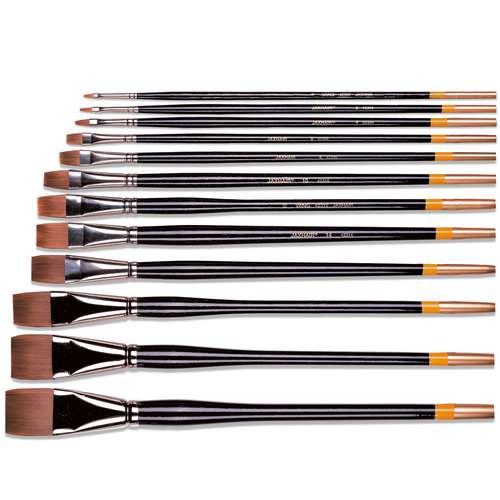 JAX®-Hair synthetisch penseel, plat 