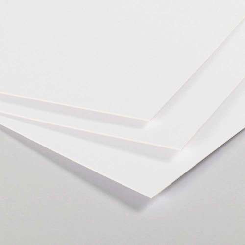 Set van 5 grijswitte kartons 640 g/m² Cléopâtre 