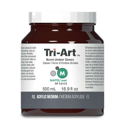 Gesso Terre d'Ombre Brûlée Tri-Art 