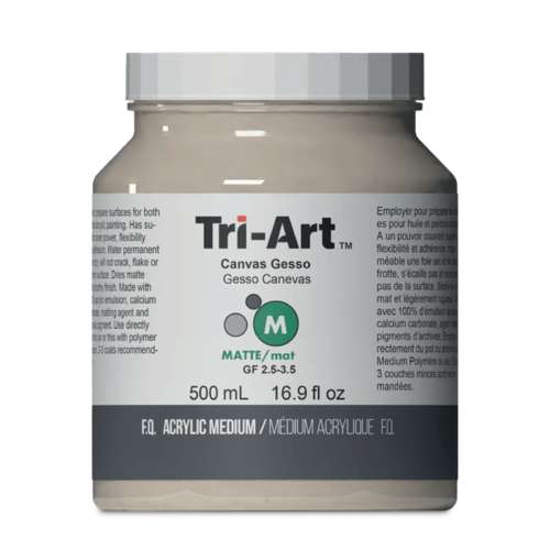 Médiums acryliques Gesso Tri-Art 