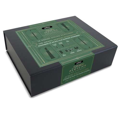 Coffret peinture Studio Acrylics technique de base Pébéo 