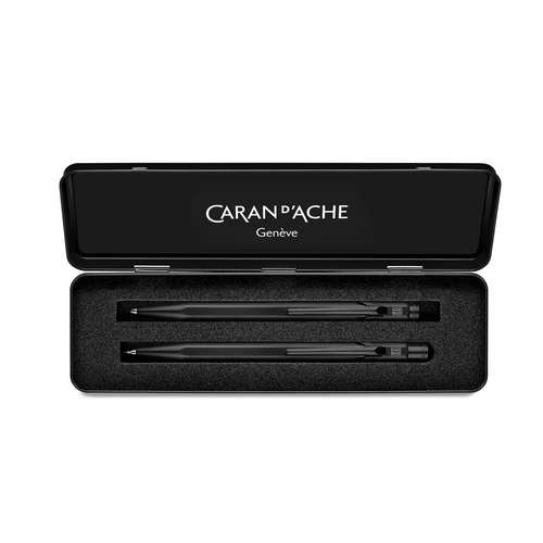 CARAN d'ACHE® | 849™ Ballpoint Pen & Mechanical Pencil set — Black Code 