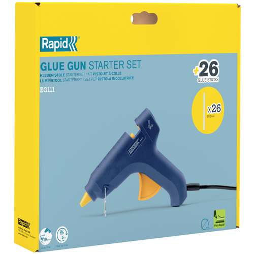 Rapid® | EG111 Glue Gun set — + 500 g glue sticks 