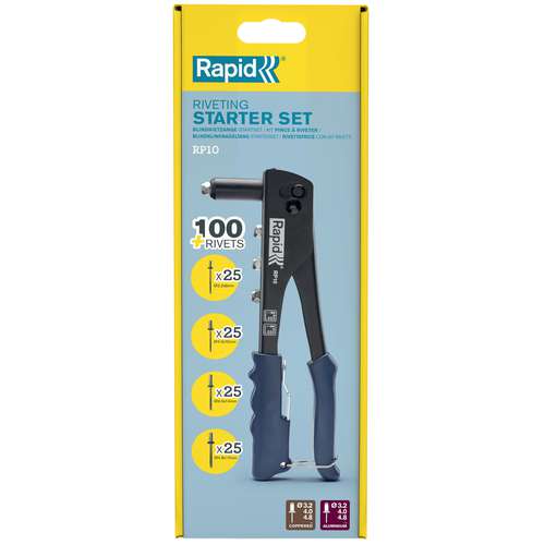 Rapid® | RP10 popnageltang ○ starterset — incl. 100 popnagels 