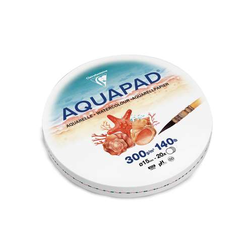 Clairefontaine | AQUAPAD® aquarelpapier — Round Pad 