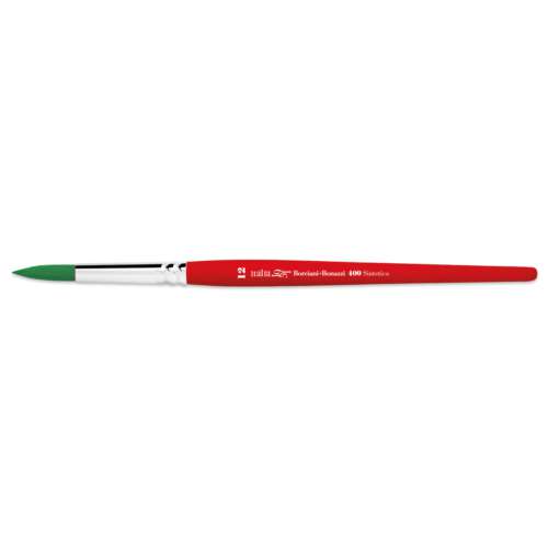 Pinceau Sintetico Fibre Verte Italia 1951 pointe ronde, série 400 Borciani e Bonazzi 