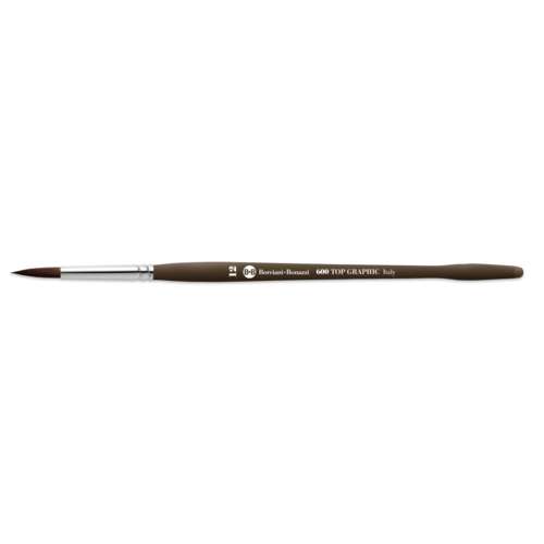 Borciani e Bonazzi | TOP GRAPHIC 600 penseel ○ rond — synthetisch haar 