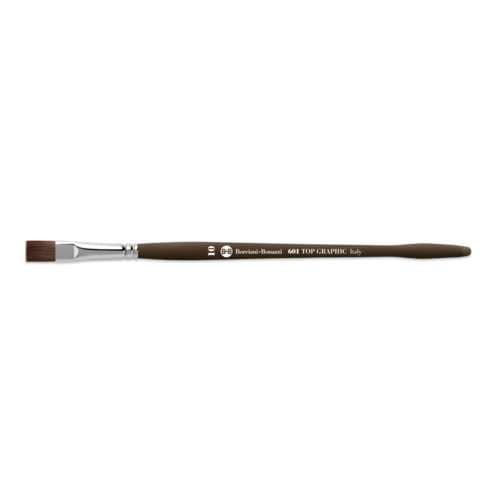 Borciani e Bonazzi | TOP GRAPHIC 601 penseel ○ plat — synthetisch haar 