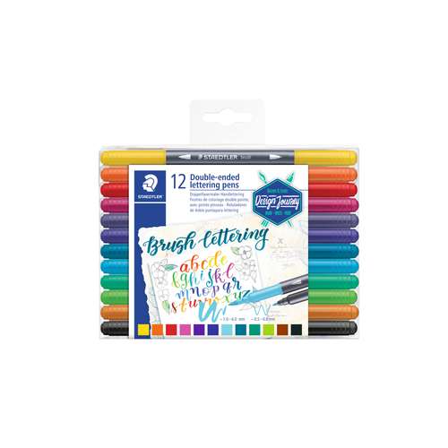 Set de feutres double pointe Handlettering Staedtler 