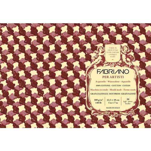 FABRIANO® | BLOCCO PER ARTISTI aquarelblok — grana satinata = gesatineerd (1)