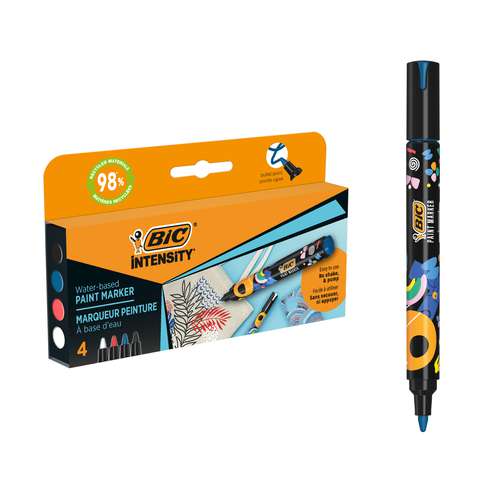 Set de 4 marqueurs Bic Intensity 