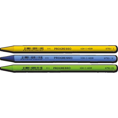 KOH-I-NOOR | PROGRESSO 8750 school-kleurstift ○ houtloos — los 