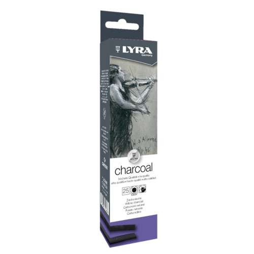 LYRA | Willow Drawing Charcoal pack — 25 sticks, 5-6 mm 