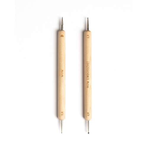 folia® | Embossing & Pricking Pen set — 2 tools (1)