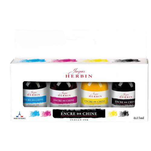 Set encres de Chine Jacques Herbin 
