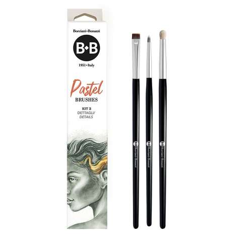 Sets de pinceaux pour pastel Borciani e Bonazzi (4)