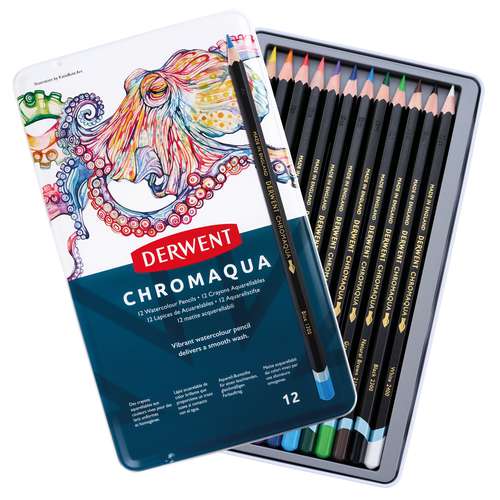Coffrets de crayons de couleur Chromaqua Derwent (3)