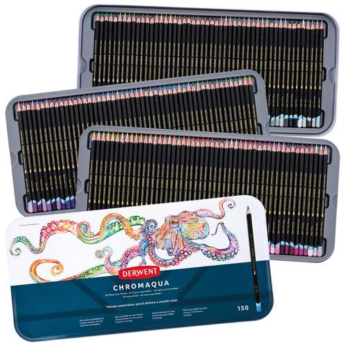 Coffrets de crayons de couleur Chromaqua Derwent (5)