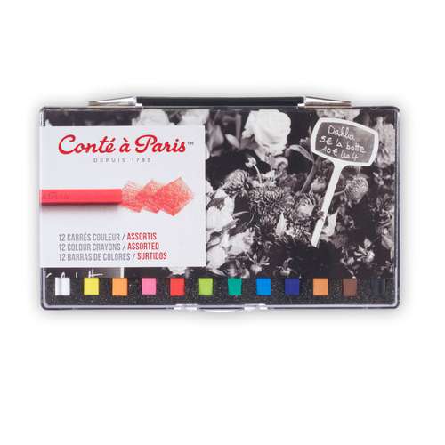 Coffret de carrés Conté à Paris 